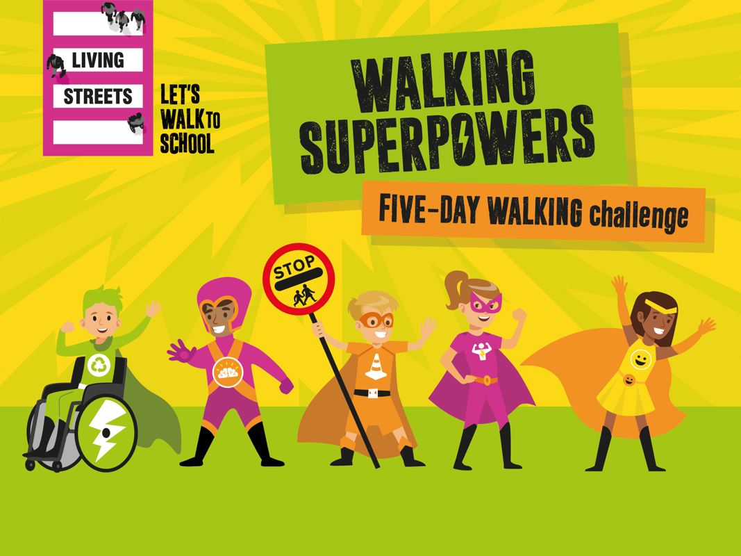 Image of Walk to School Week - Walking Superpowers!