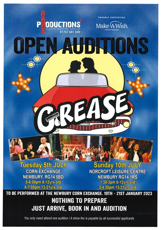 Image of Open Auditions for Grease
