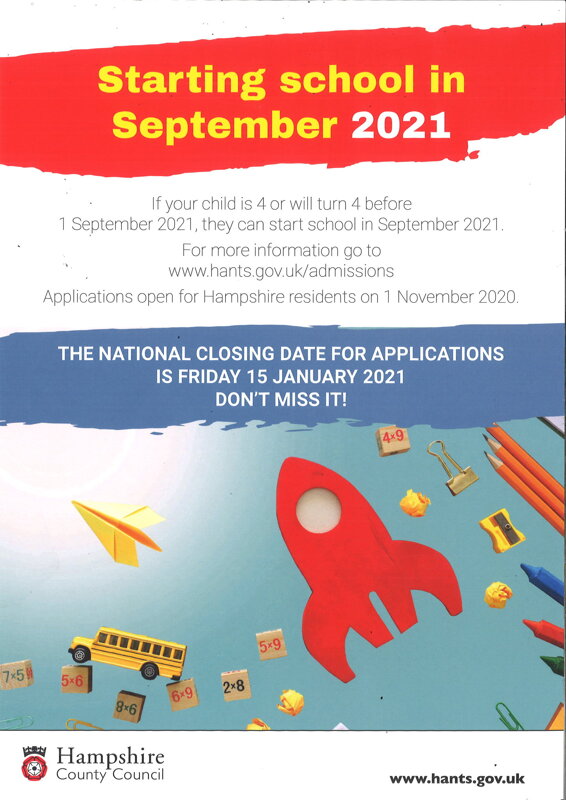 Image of Starting School In September 2021 Poster