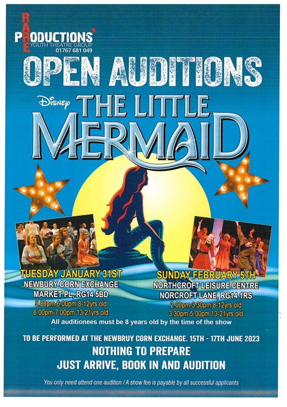 Image of Open Auditions for The Little Mermaid
