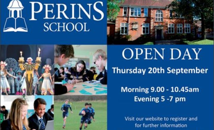 Image of Perins Open Day  - 20th September